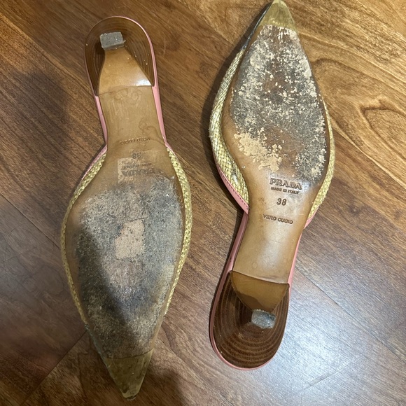 Vintage Prada Kitten Heels Talons Prada - Picture 11 of 12